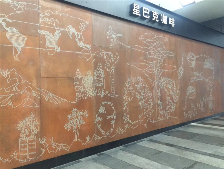 阳曲耐候钢幕墙